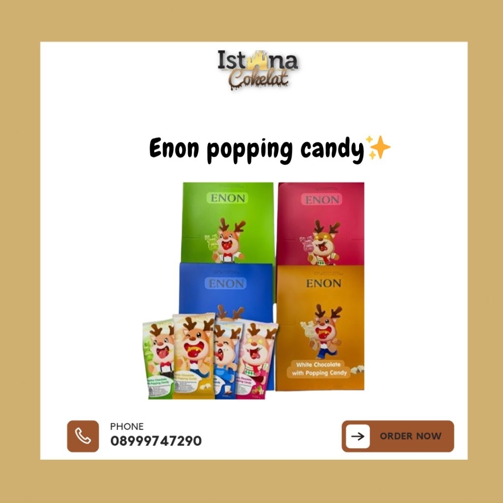 

[Cokelat] ENON Chocolate With Popping Candy