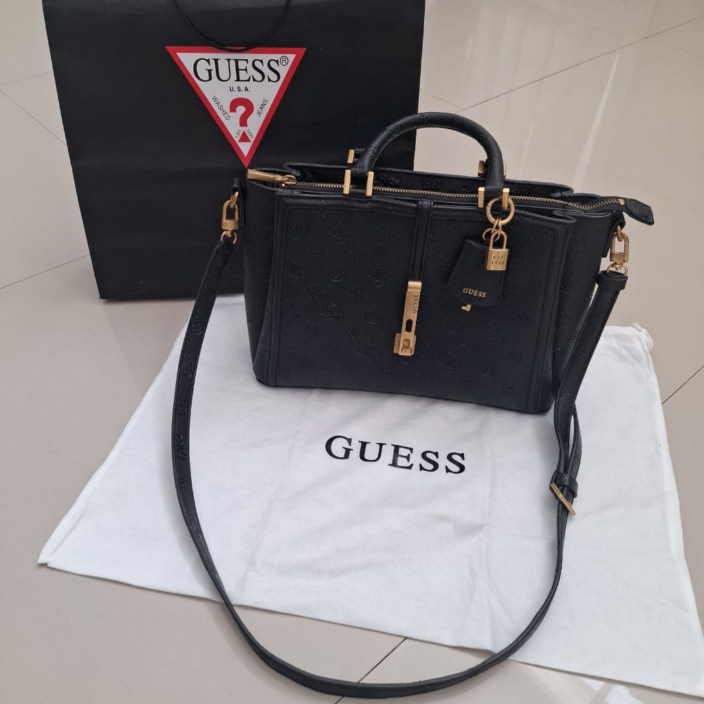 TAS GUESS - JAMES LOGO GIRLFRIEND SATCHEL