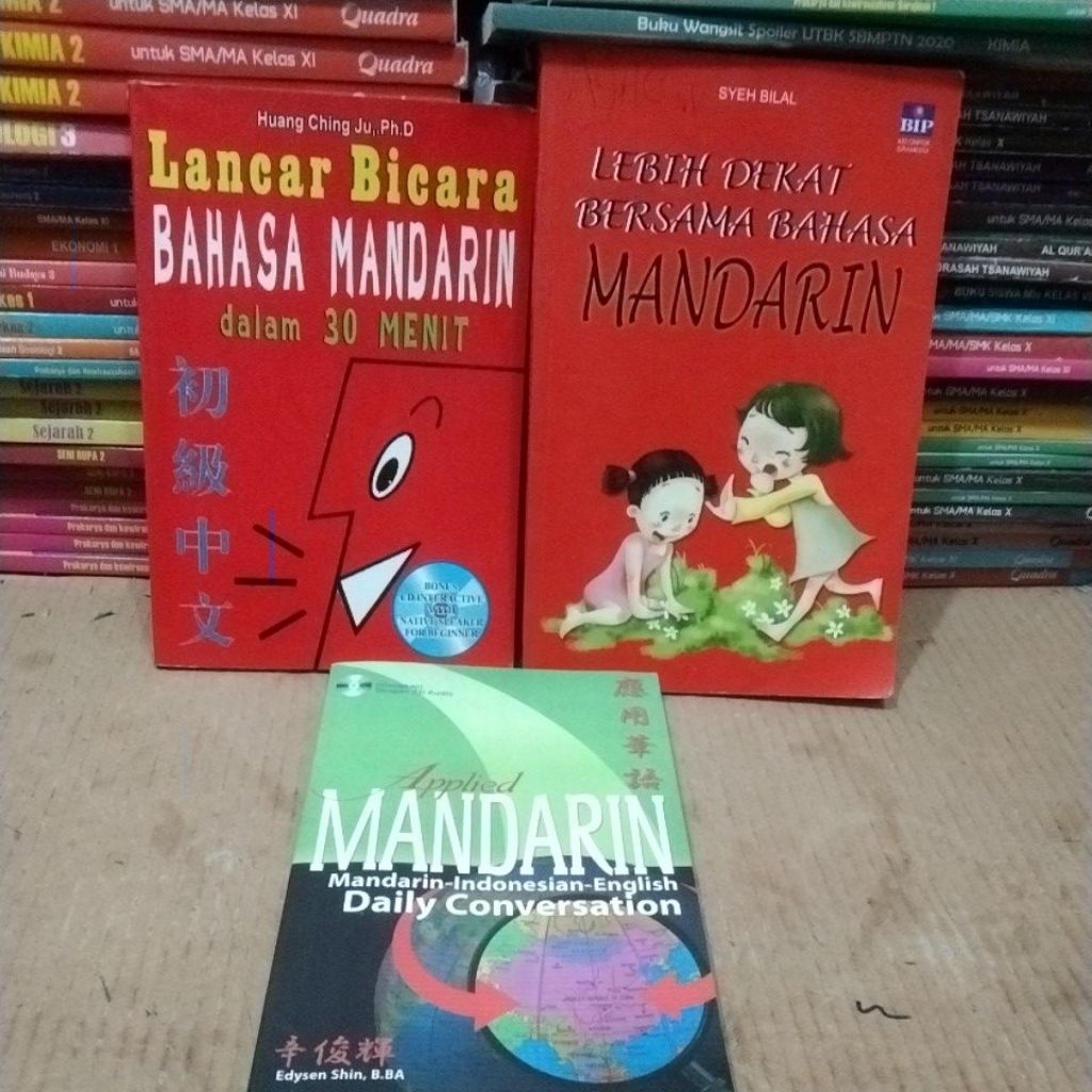 BUKU BEKAS LANCAR BICARA MANDARIN,BAHASA MANDARIN, CONVERSATION MANDARIN