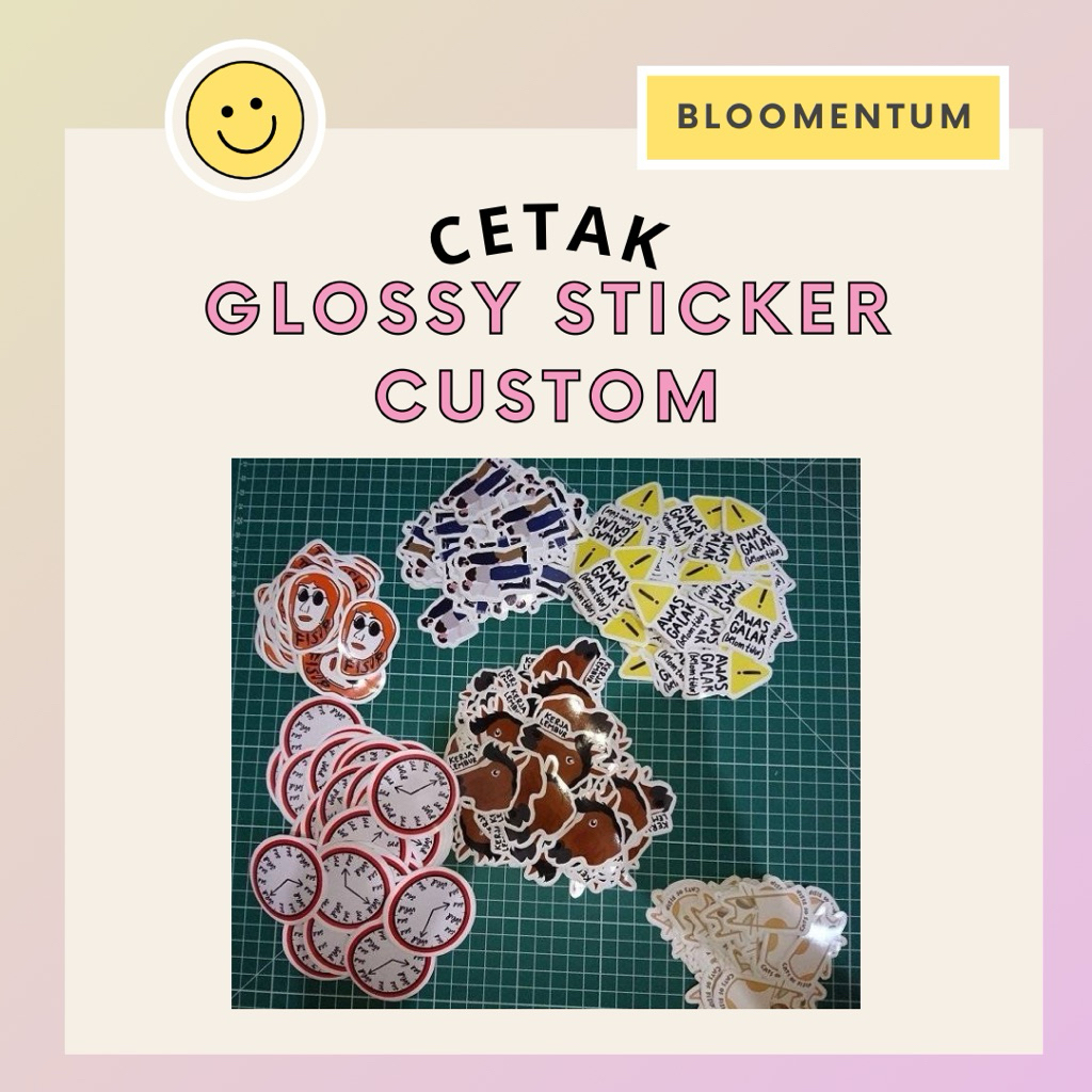 

Sticker custom | Stiker label brand custom