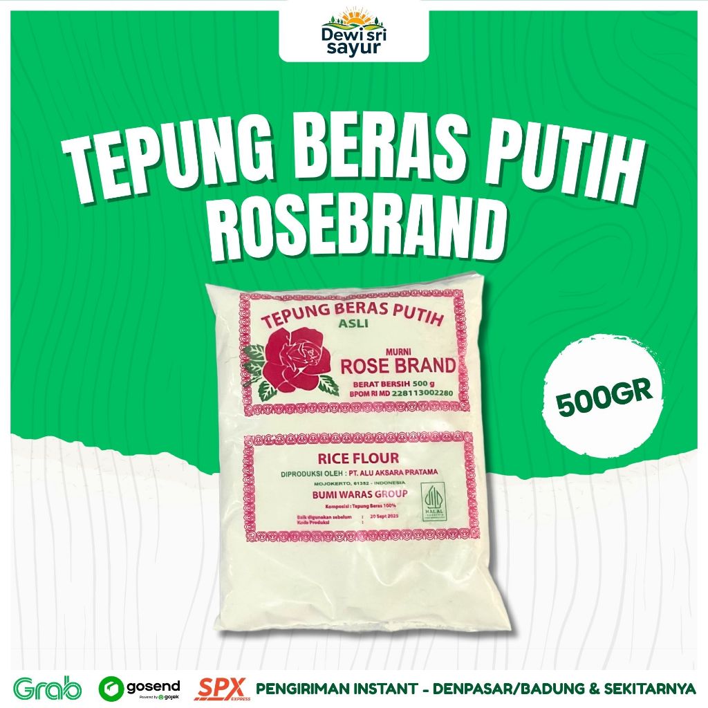

Tepung Beras Putih Rosebrand 500gr – Dewi Sri Sayur