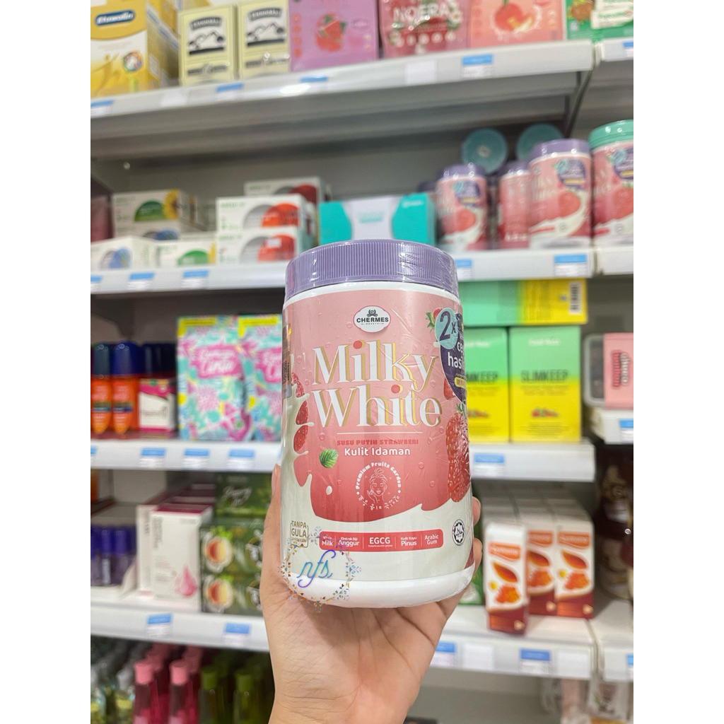 

Milky White | Susu putih stawberry