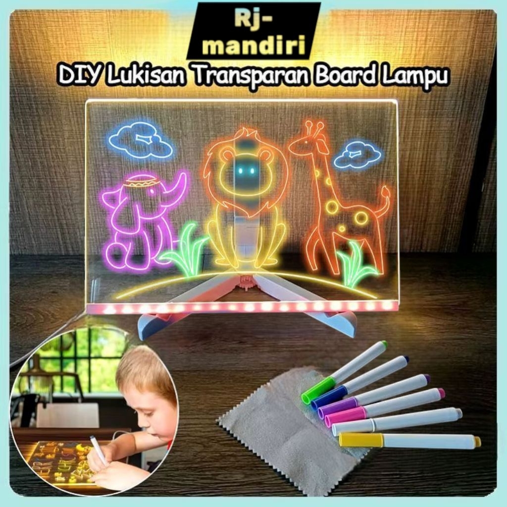 

PAPAN TULIS AKRILIK EDUKASI ANAK BELAJAR MENGGAMBAR MENULIS