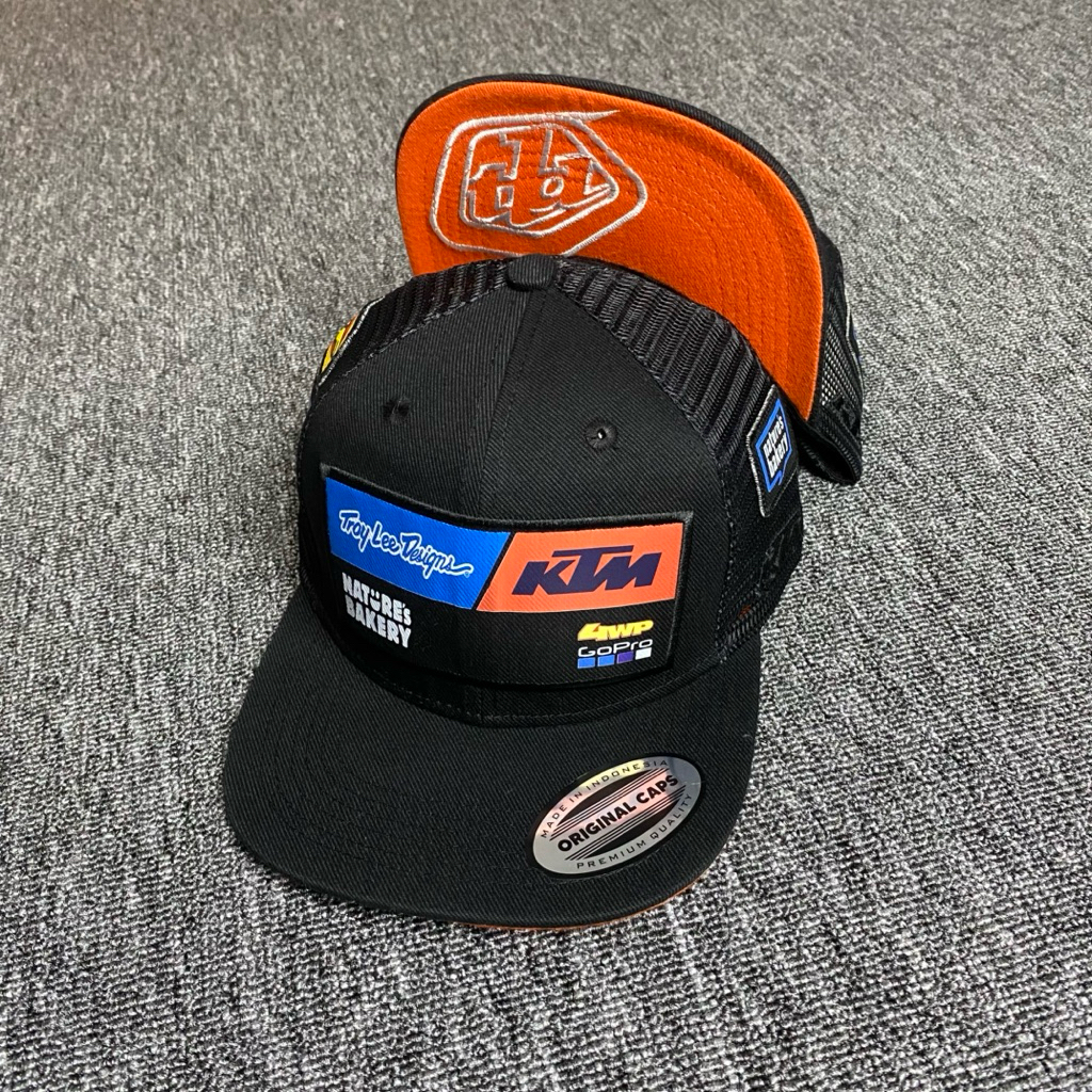 Topi Snapback KTM Racing Pembalap Topi Jaring Racing