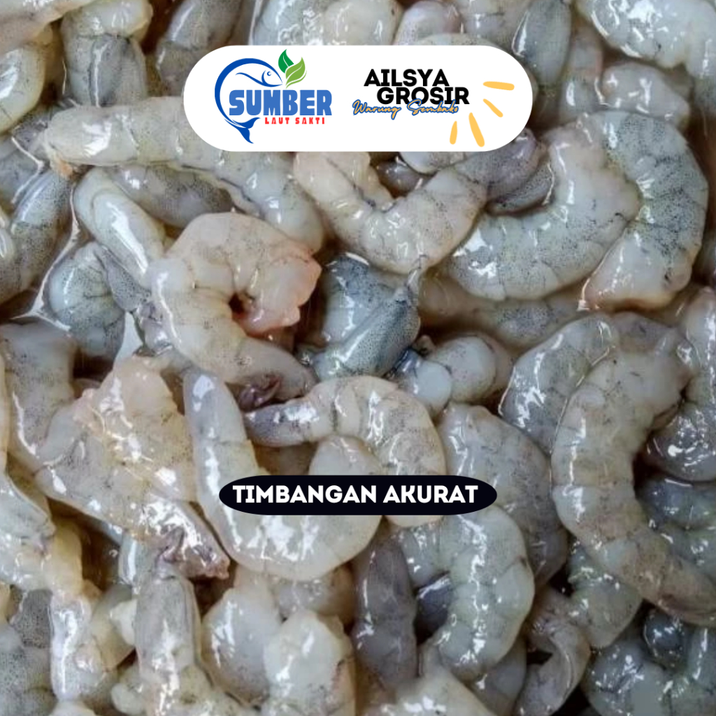 

UDANG VANAMI VANAME KUPAS (PEELED SHRIMP) PREMIUM TANPA GLAZING