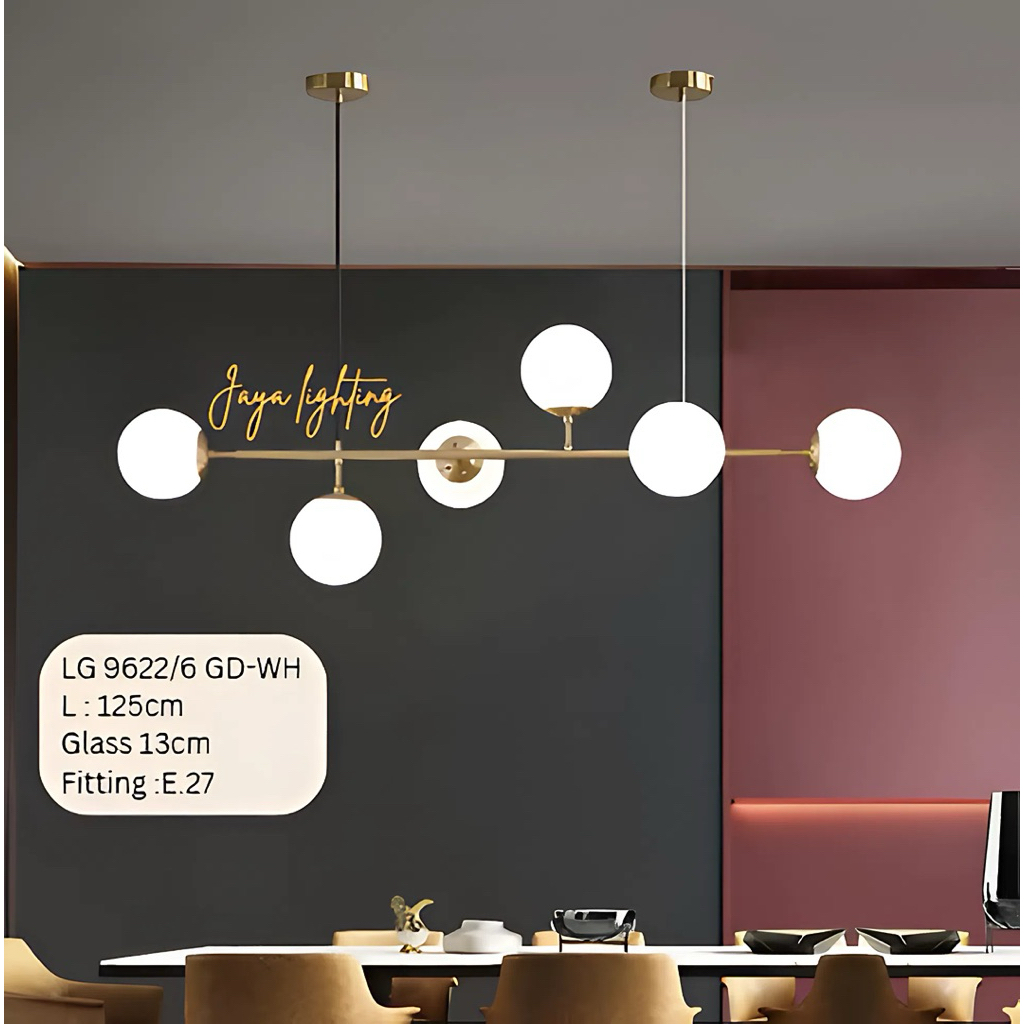 Lampu Gantung Bola Meja Makan