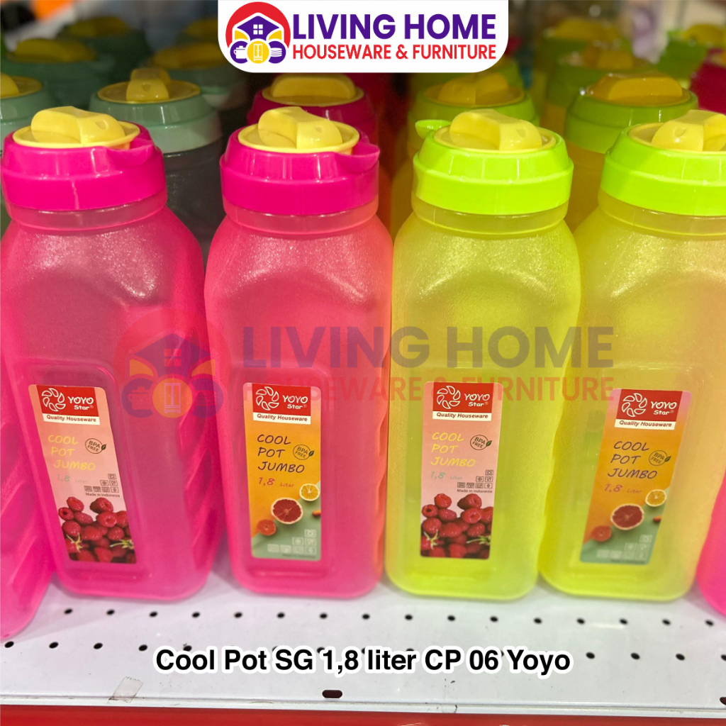 Botol Minum Coolpot 1,8 Liter - Botol Air Minum Kulkas