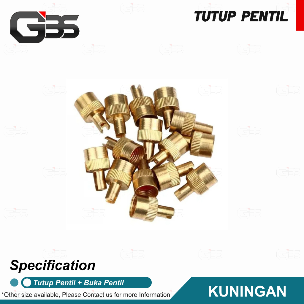 Alat Pembuka Pentil  & Tutup Pentil Ban Kuningan