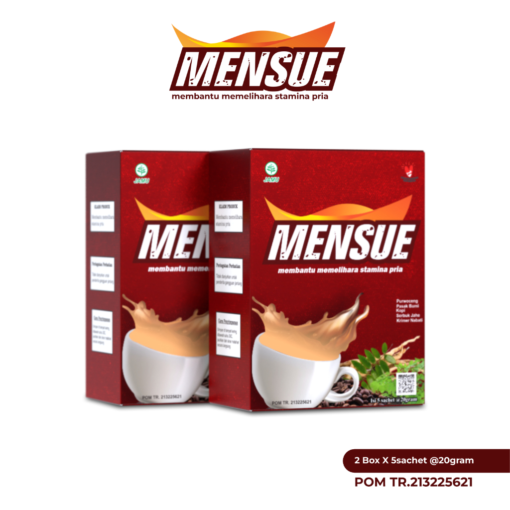 

Mensue kopi (2-box) herbal dengan bahan rempah alami