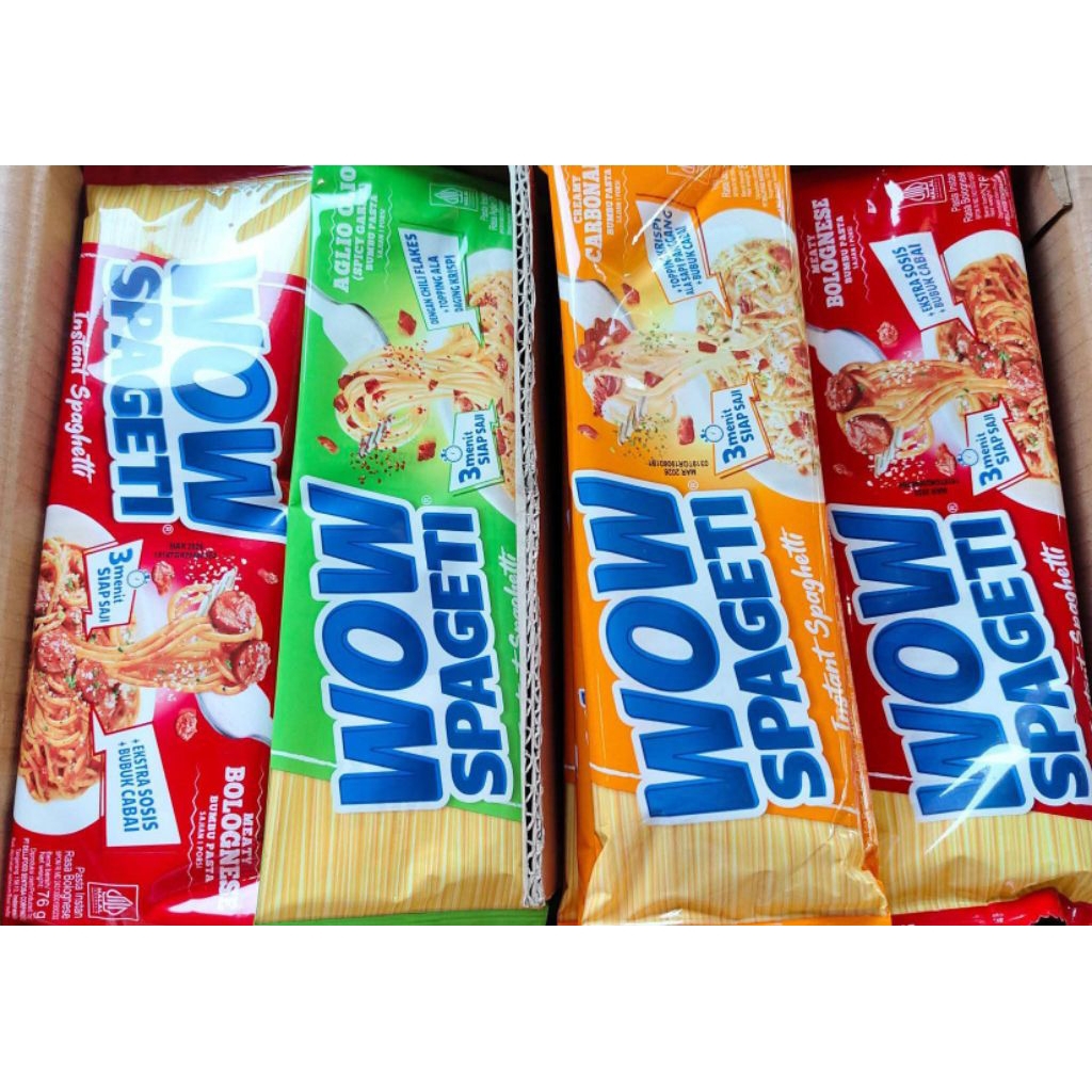 

PROMO PAKET MURAH MIE WOW SPAGETI - 5 PCS ALL VARIAN
