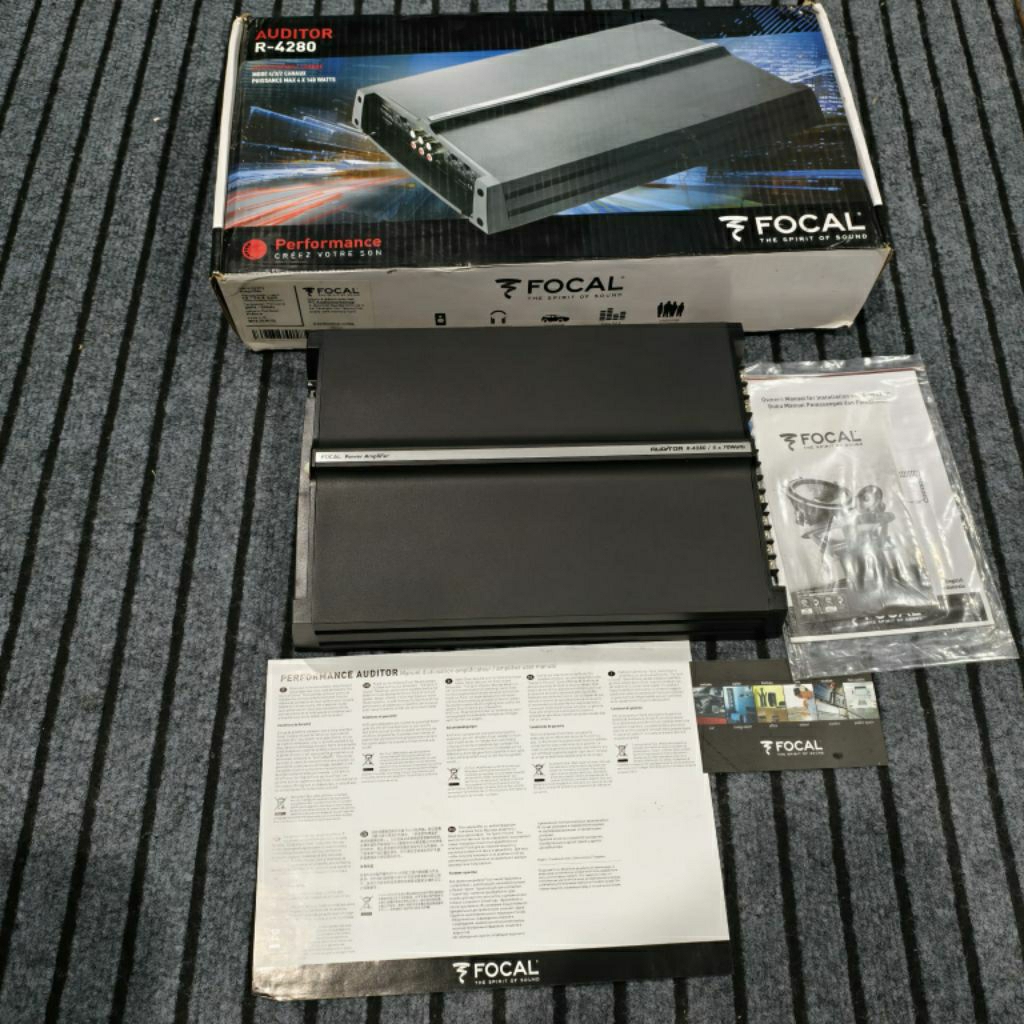 Focal Auditor Series R-4280 4 channel Class AB Mono Stereo Power Amplifier ( second)