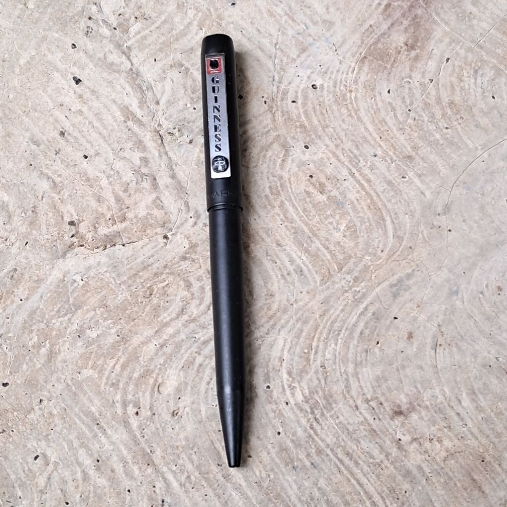 Ballpoint Parker 25 Hitam Asli Jadul Vintage Guinn3ss