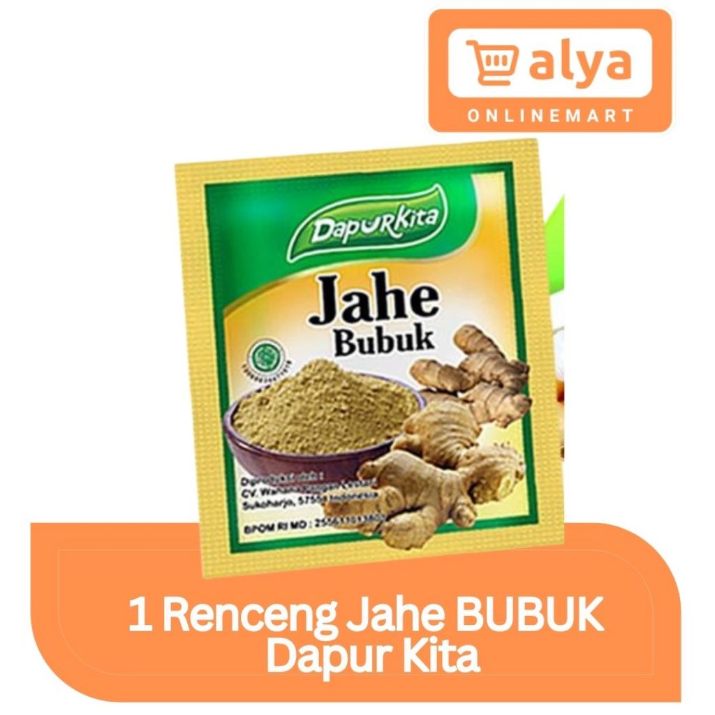 

JAHE BUBUK 1 renceng 12 Sachet Jahe Bubuk Dapur Kita