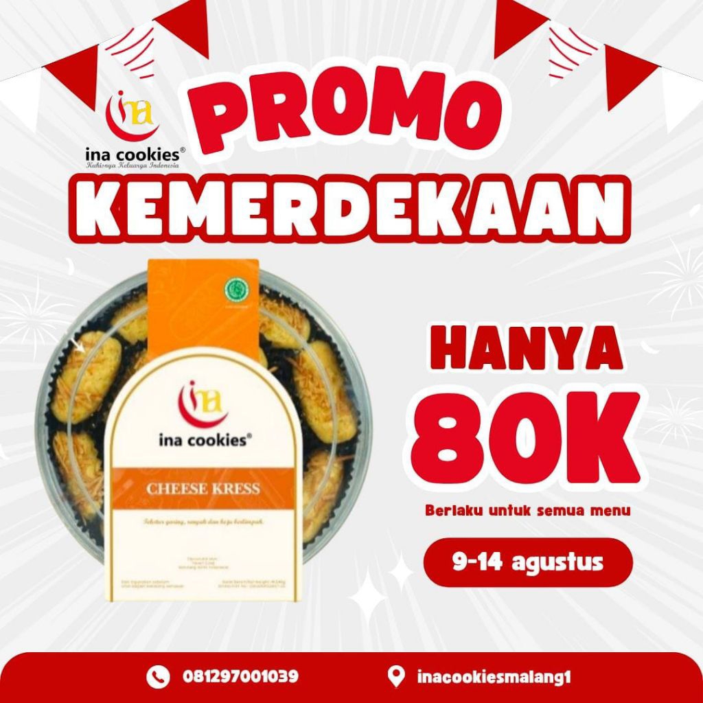 

INA COOKIES MALANG VARIANT KEJU ASIN CHEESE KRESS