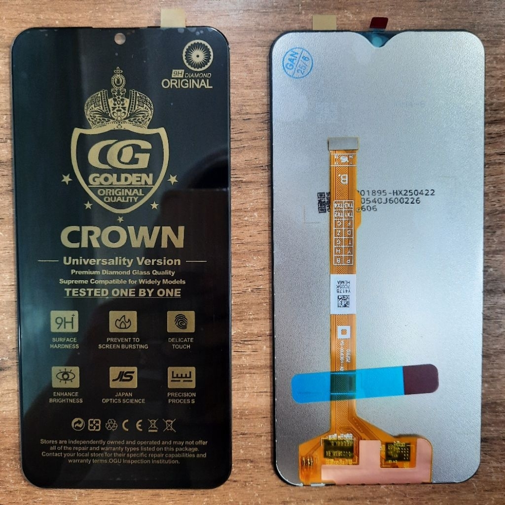 LCD TOUCHSCREEN VIVO Y12/Y15/Y17/Y3/Y11/Y12i NON IC HITAM FULLSET