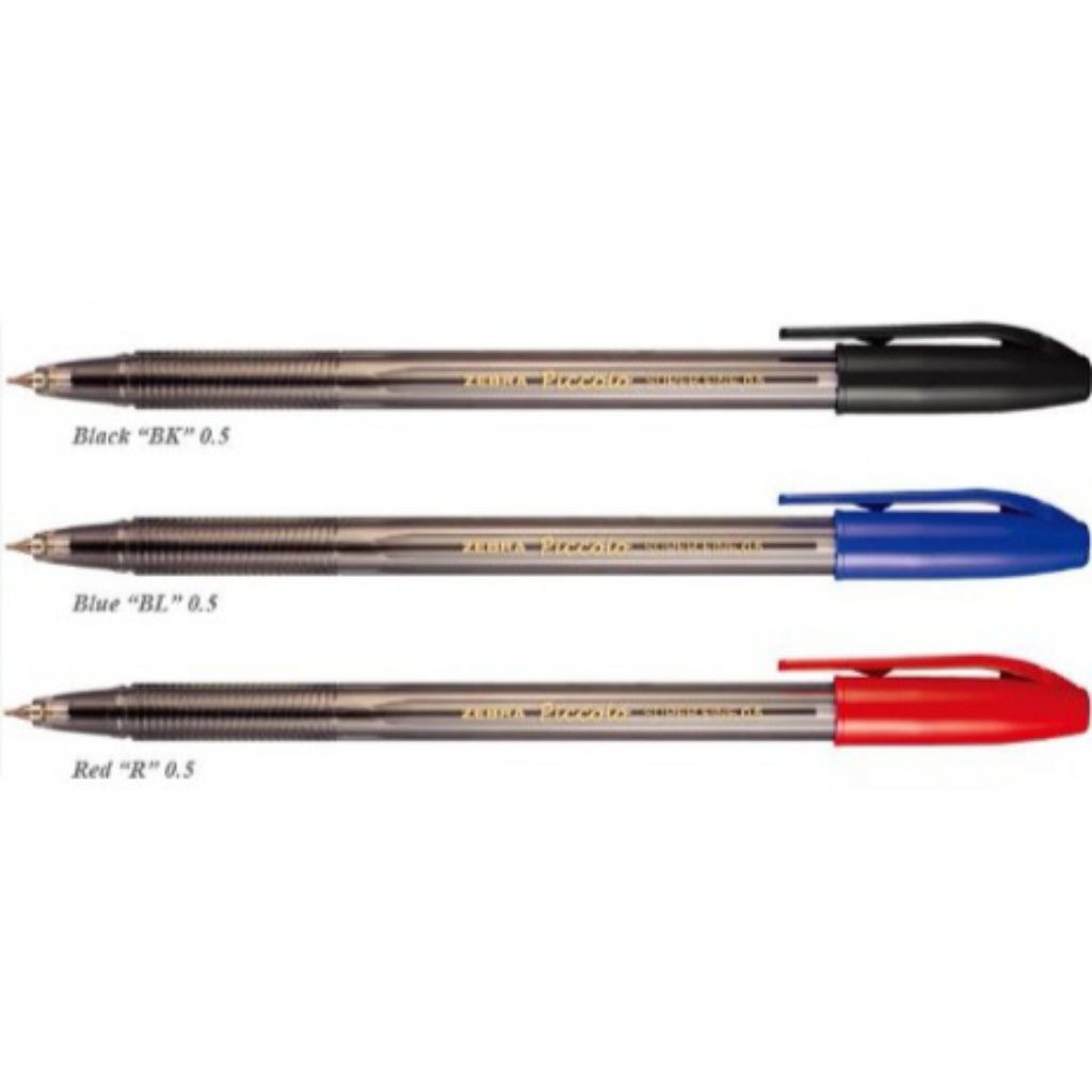 

Zebra Piccolo 0.5mm 1Pack Hitam, Biru, Merah