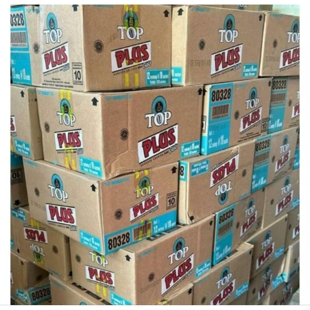 

Kopi Top Plus 1 Dos isi 10x12 Renteng