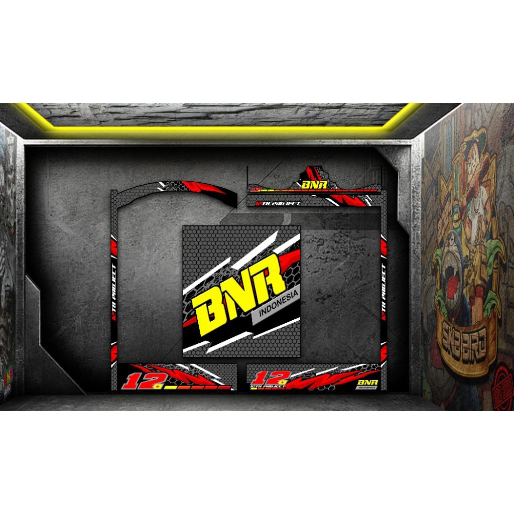 stiker sangkar bnr no3