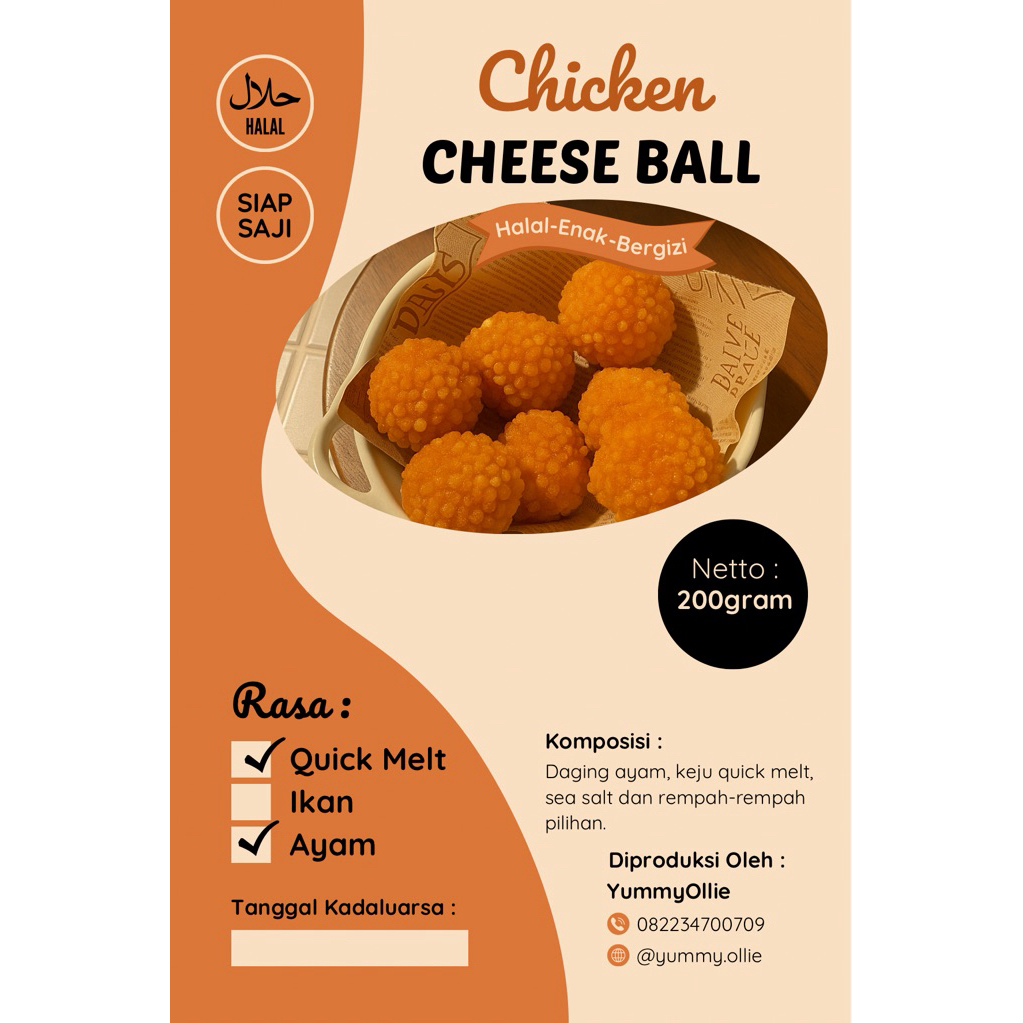 

BOLA AYAM KEJU KIDSFRIENLY/IDE BEKAL/LAUK NO MSG