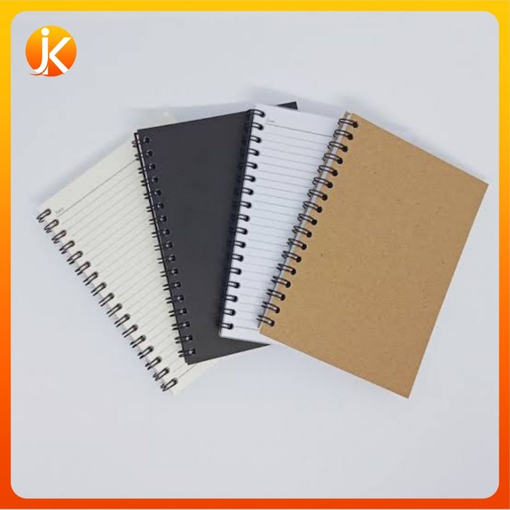 

Sketchbook Buku Catatan /Note book A5 Vintage Aesthetic /Notebook Cover Hitam/ Cover Kraft 50 lembar/100Halaman