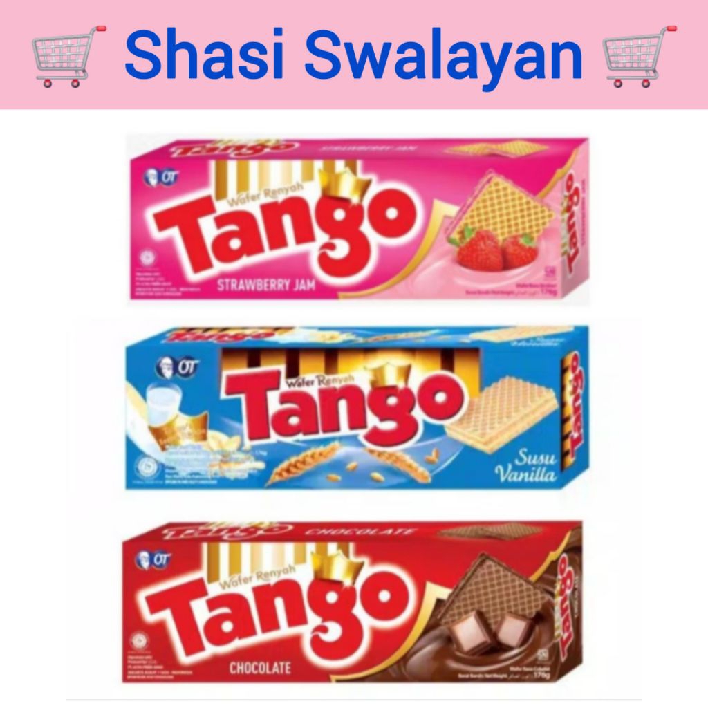 

Tango Wafer Kotak 133 gram - Vanila/ Coklat/ Strawberry