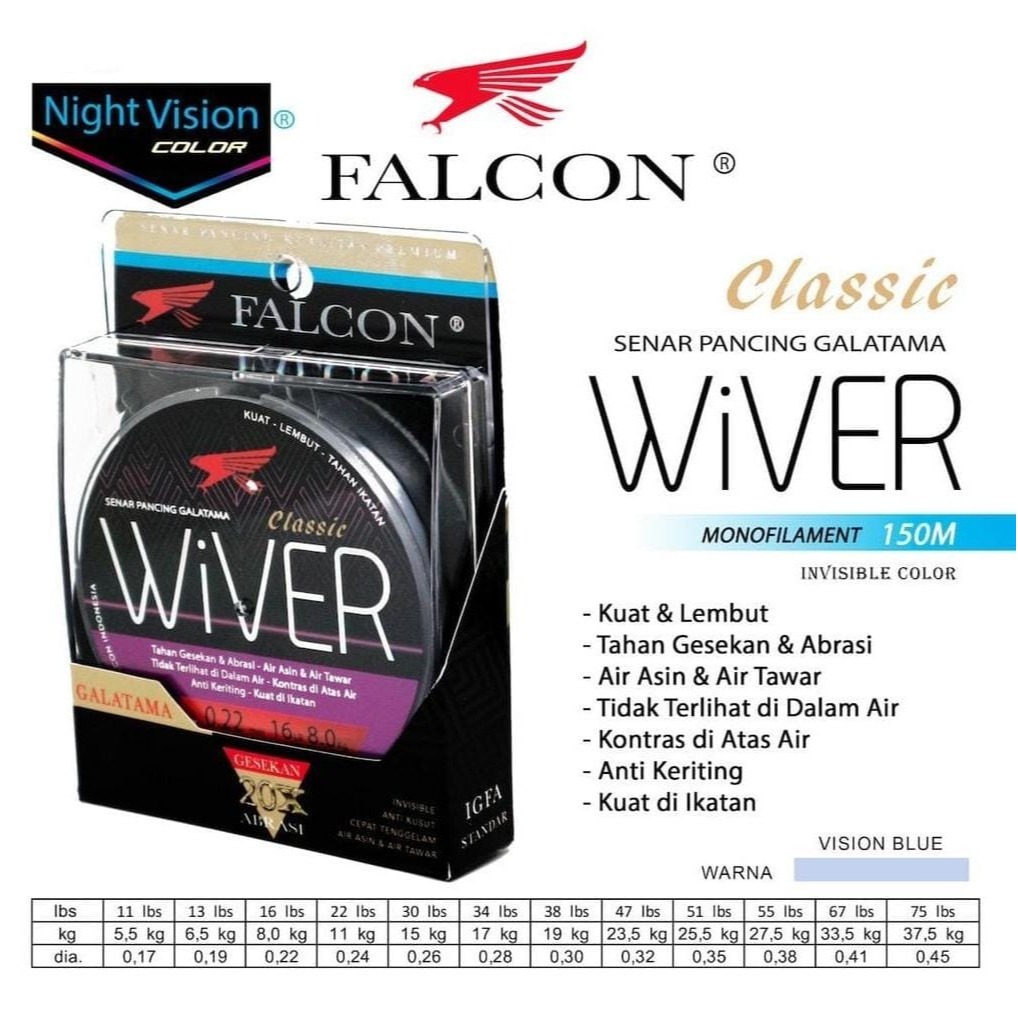 SENAR FALCON WIVER 150M