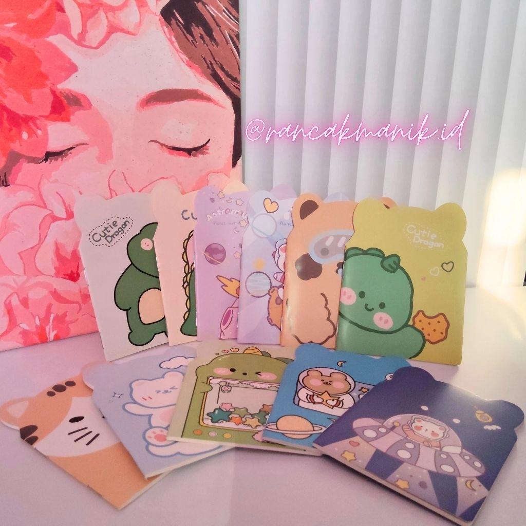 

NOTEBOOK MINI SHAPE KARAKTER