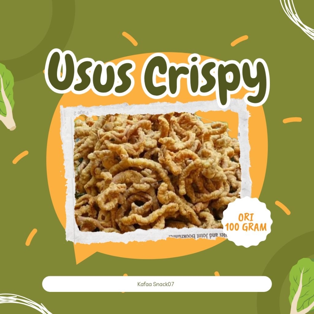 

Usus Crispy Original Kemasan 100 Gram