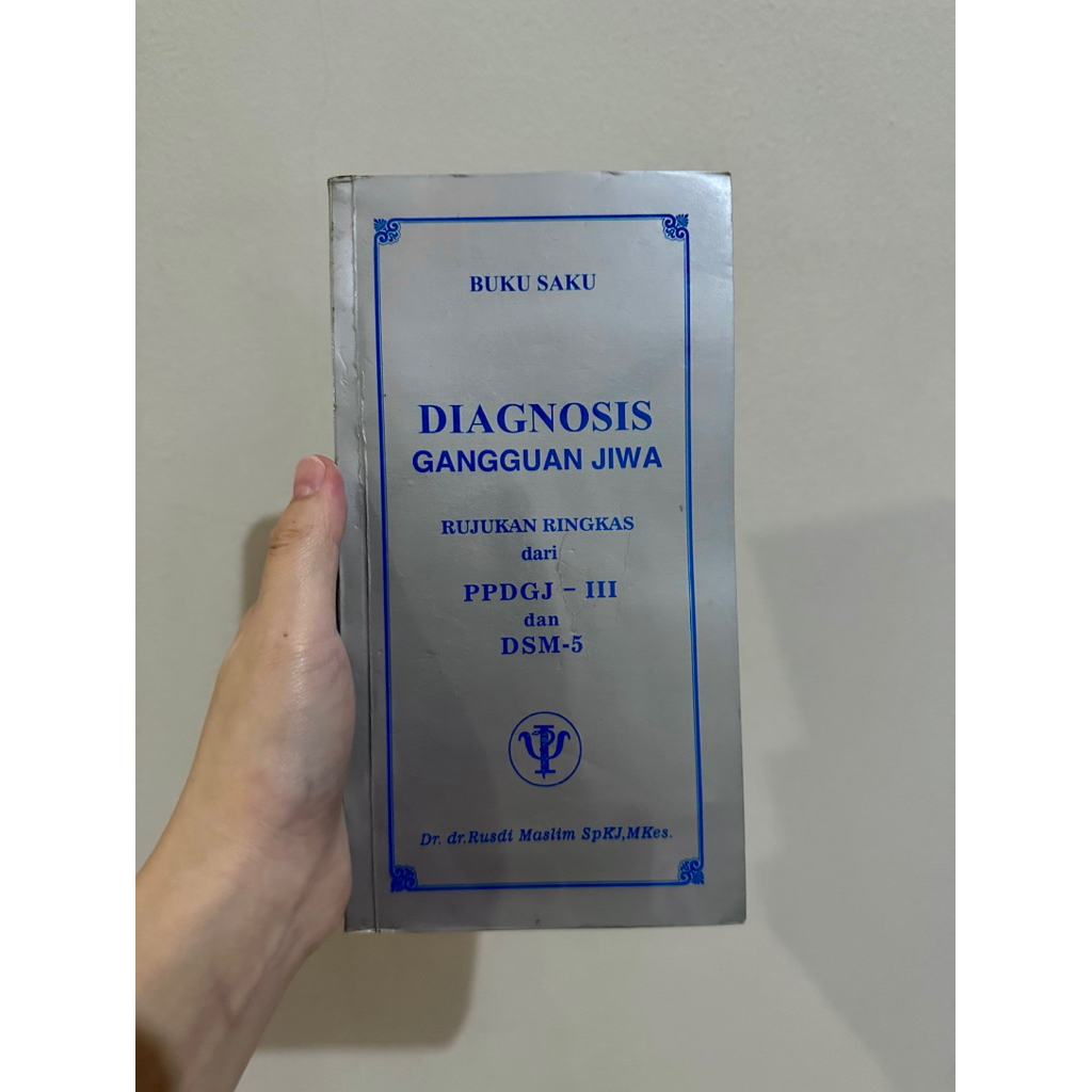 Buku Saku PPDGJ III DSM 5 Diagnosis Gangguan Jiwa Original Preloved