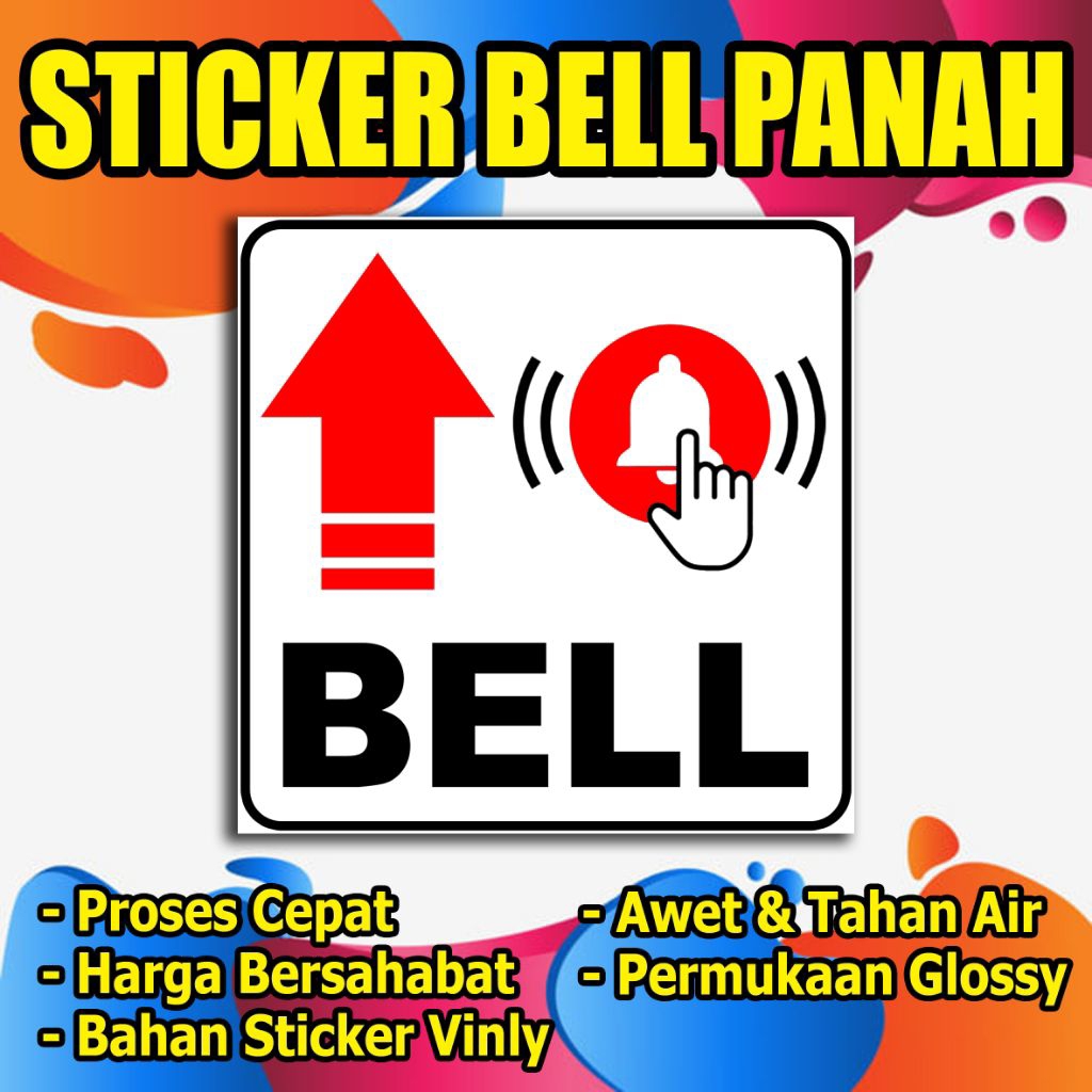 

STICKER BEL ukuran 15×15cm