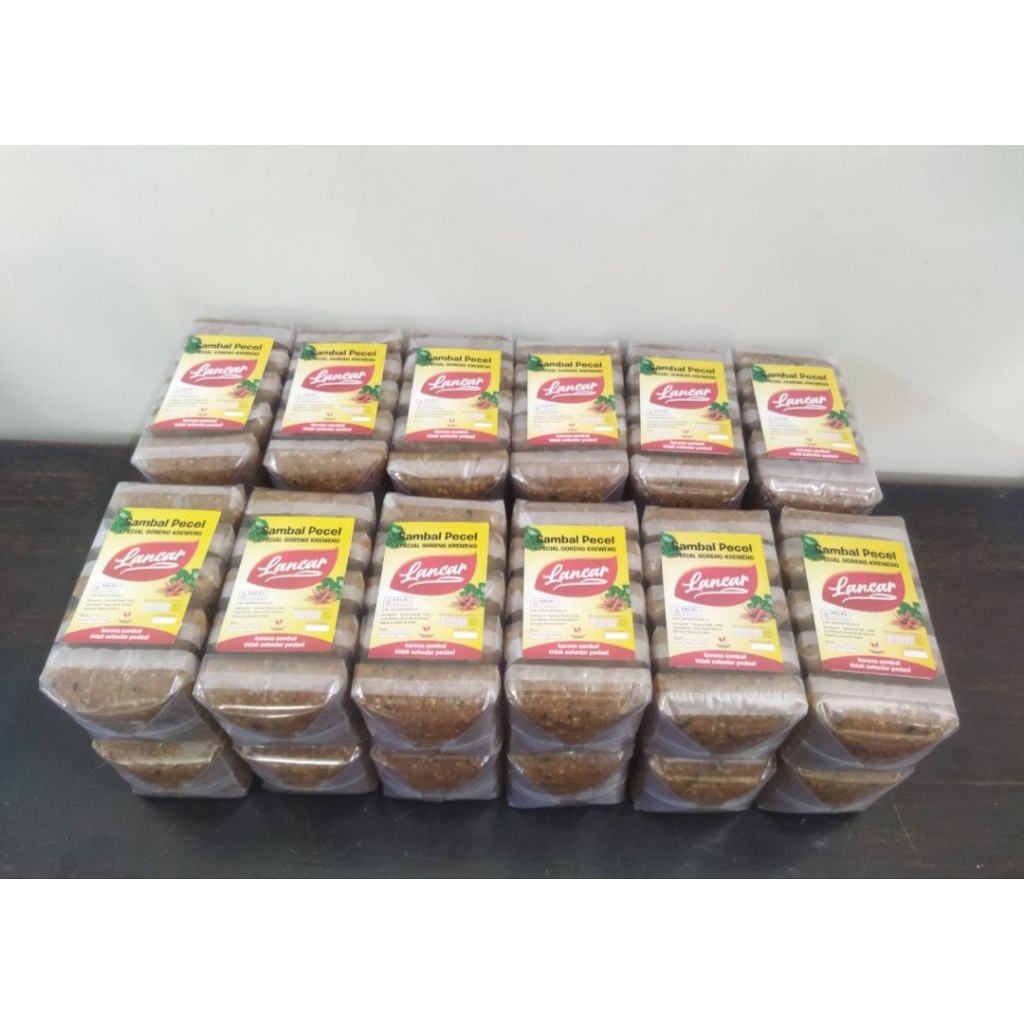 

Sambal Sambel Pecel Lancar 1kg 1000gram Spesial Goreng Kreweng Tanpa Minyak