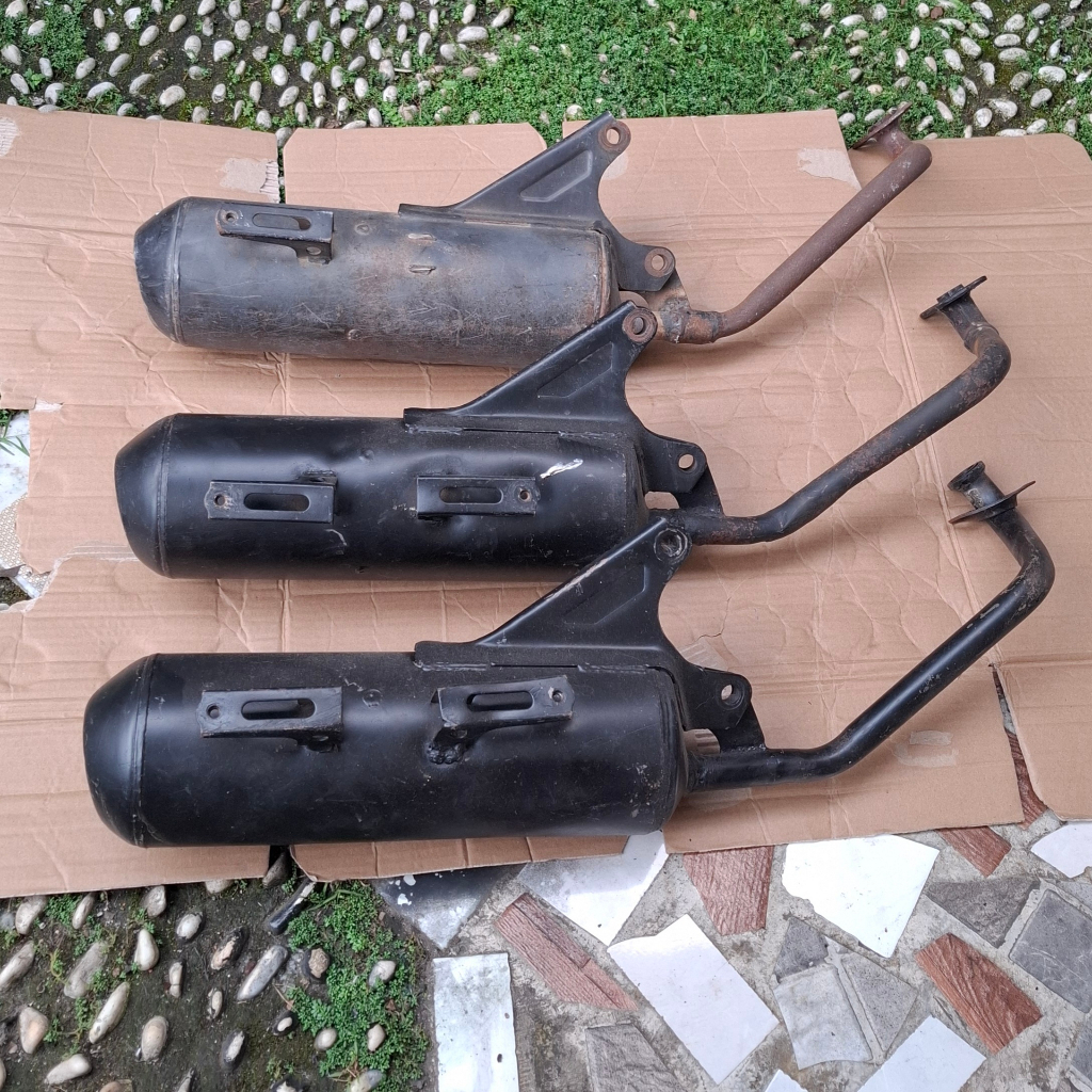 Knalpot ori beat karbu scoopy karbu spacy original copotan