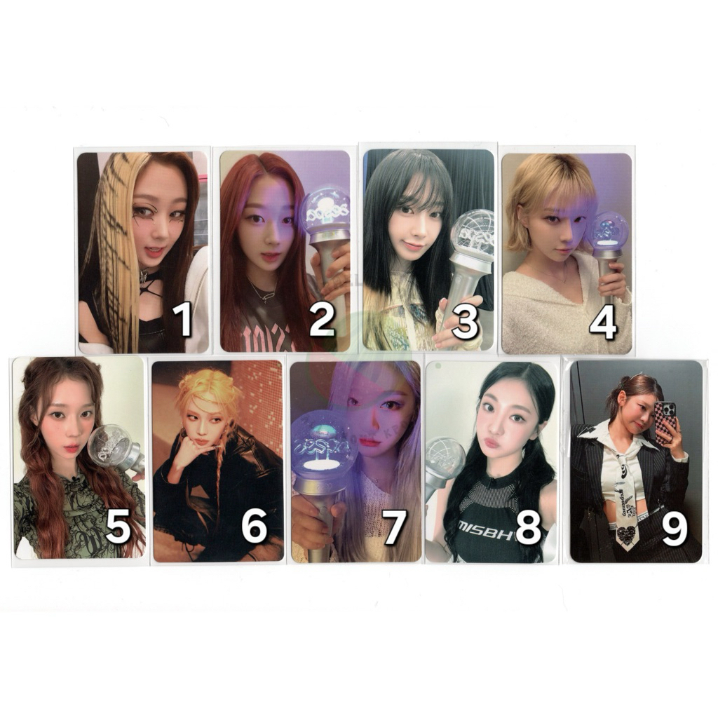 PC Photocard Official aespa Giselle Winter Ningning