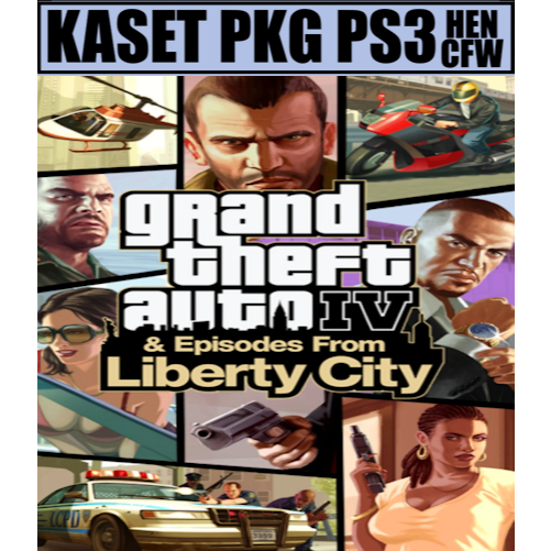 Kaset pkg ps3 GTA 4 Episodes from Liberty City