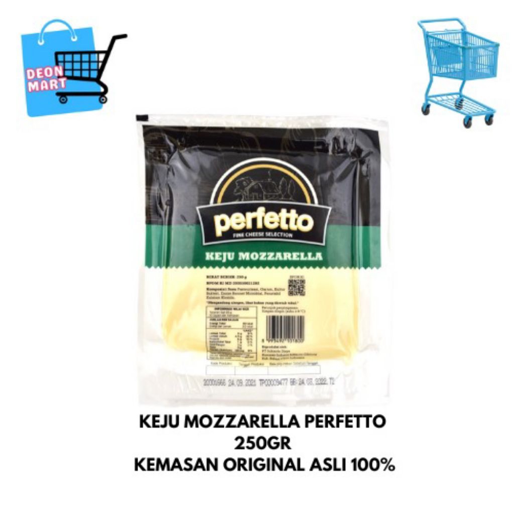 

PROMO Keju Mozarella Perfetto 250 Gram