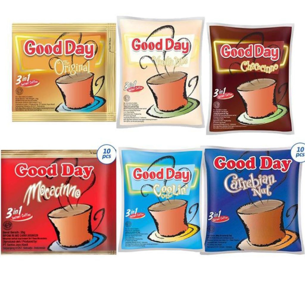 

Kopi GoodDay Hot 1rtg 10 Sachet