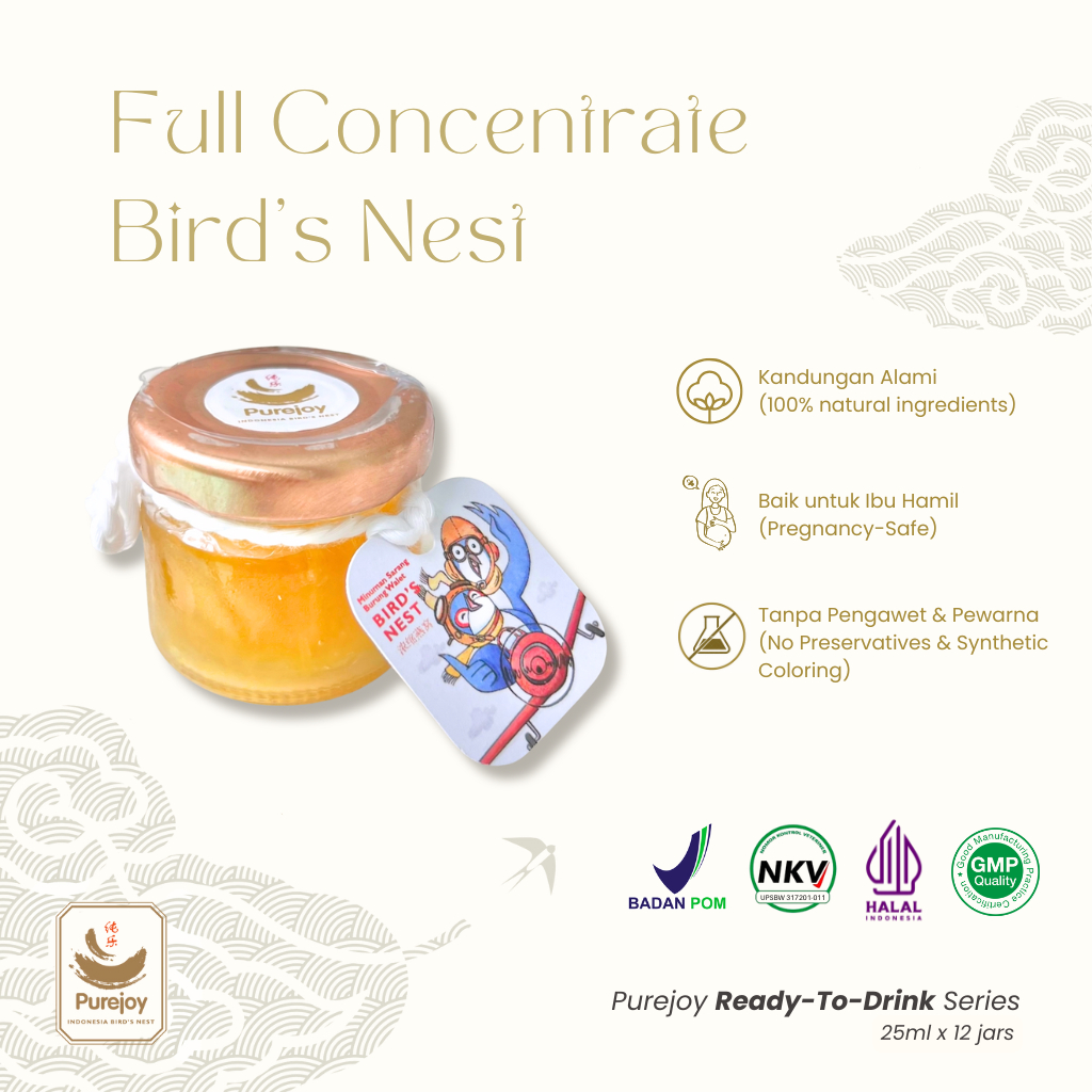 

Purejoy Heritage Full Concentrate Bird's Nest Drink (25 ml)