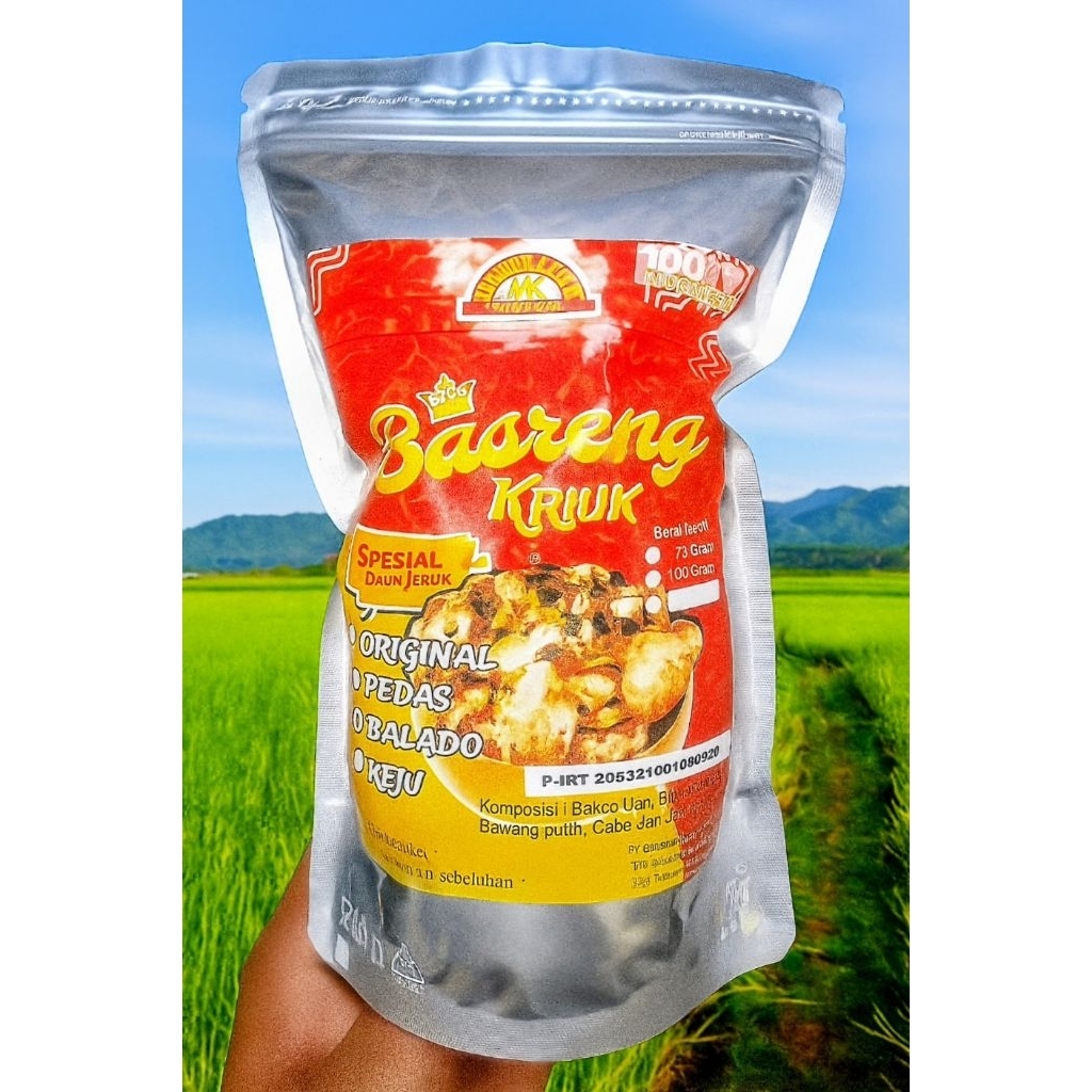 

keripik basreng ORIGINAL daun jeruk 100grm