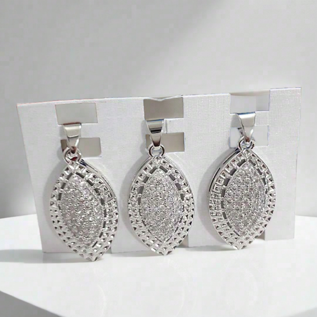 Liontin permata batu silver wanita dewasa xuping/1pcs.
