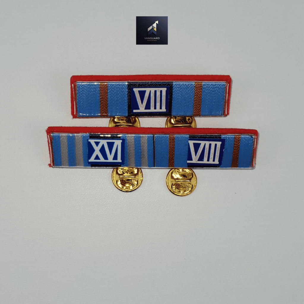 Pita Tanda Jasa Satya Lencana PDH TNI AD | Tanda Jasa Satya Lencana 8 Tahun PDH TNI AD | Tanda Jasa 