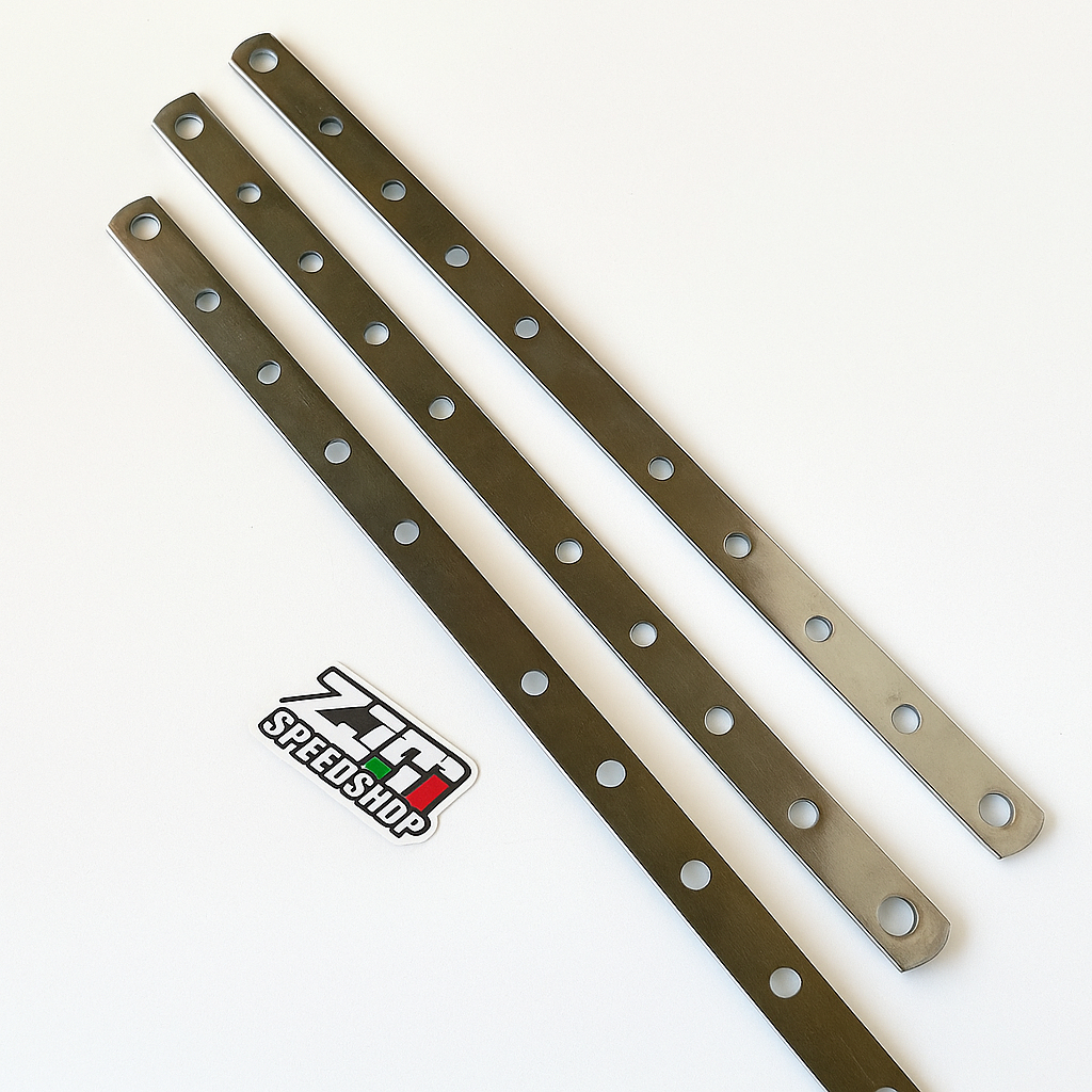 Penggaris Lubang Besi chrome Tebal/Panel Plat Lubang Besi chrome/Panel Knalpot Lubang Besi Chrome Pa