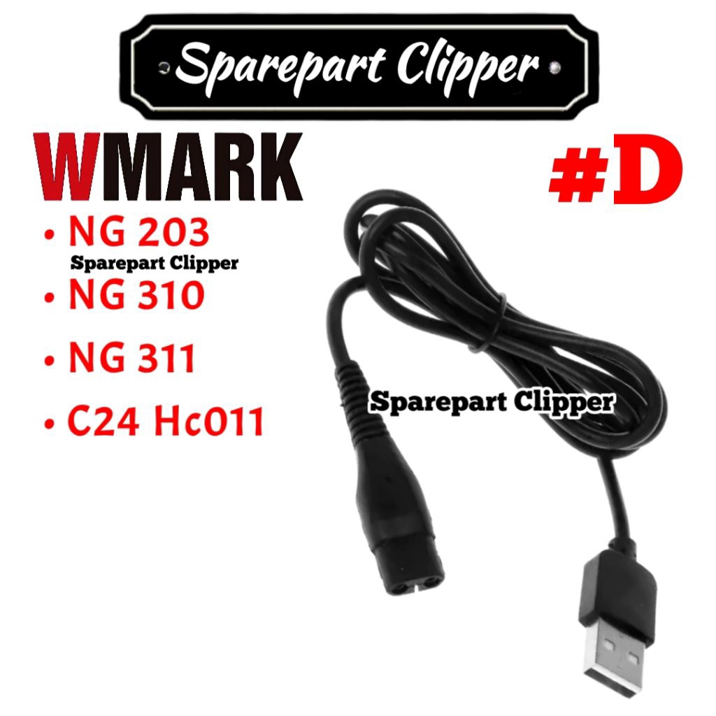 Kabel Charger Trimmer Wmark NG 311 203 Kabel Cas Wmark #D