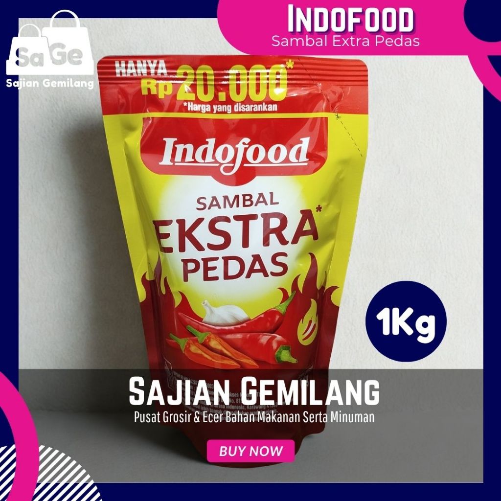 

[TURUN HARGA] Indofood Saus Sambal Bangkok 1kg – Paket Hemat – Grosir Sajian Gemilang