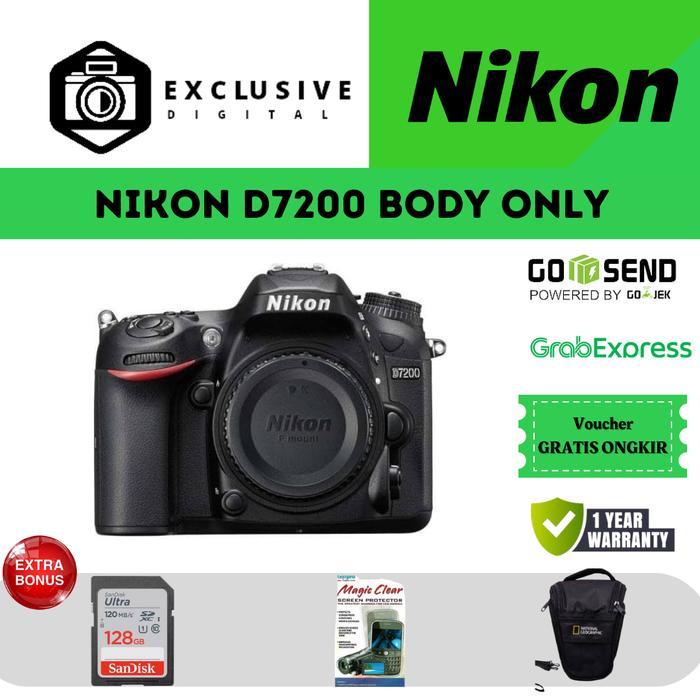 KAMERA NIKON D7200 BODY ONLY / NIKON D7200 BODY ONLY / NIKON D7200