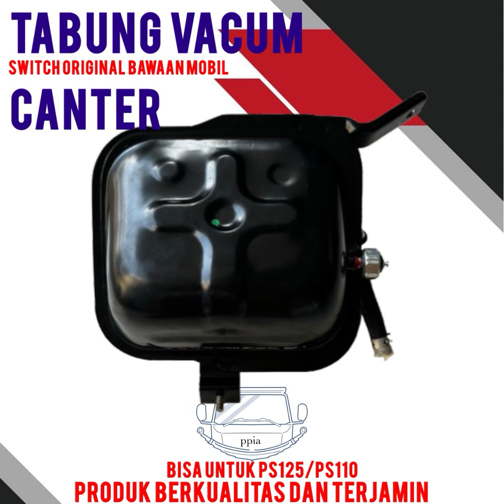 Tabung Vacum Canter + Switch Original Bawaan Mobil TABUNG REM ANGIN TANK VACUM CANTER PS125 PS110 FU