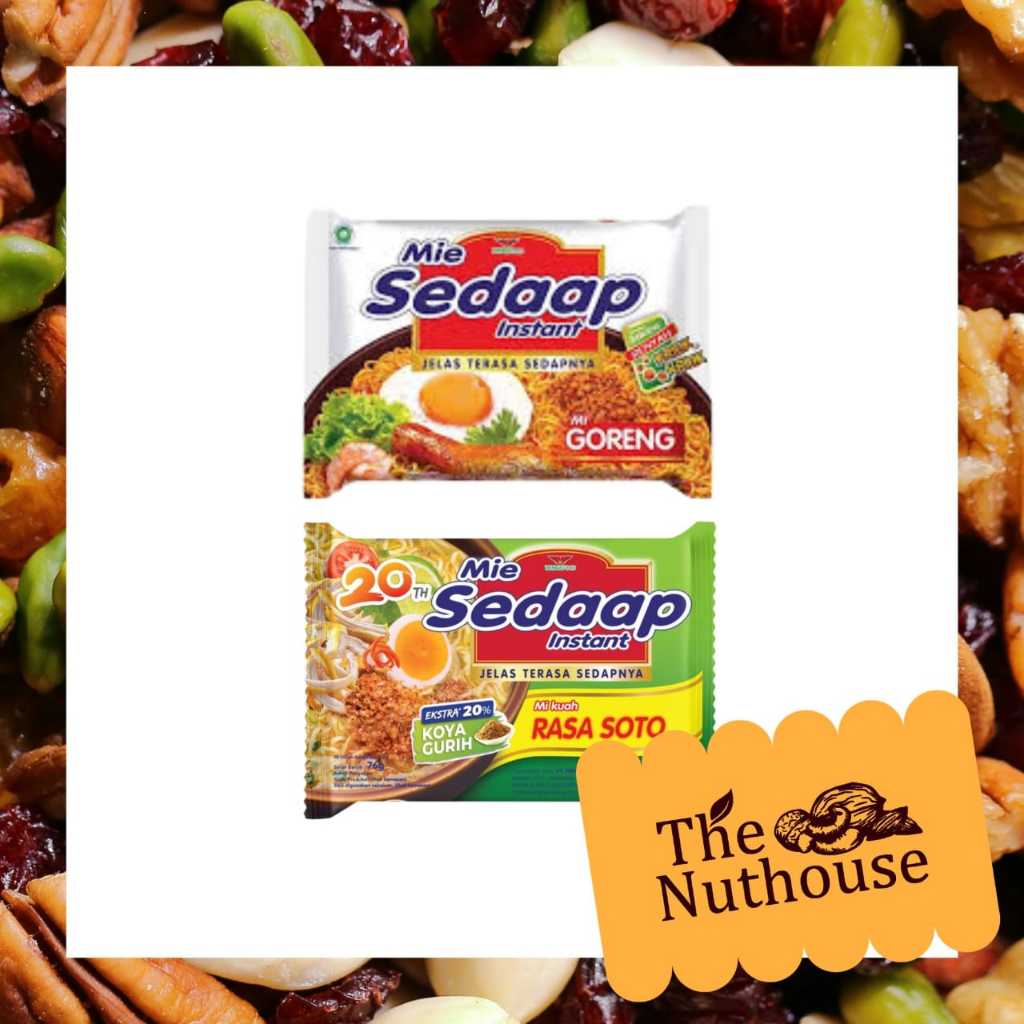 

Mie Sedaap Instan - Mie Goreng 90gr / Kuah Rasa Soto 76gr