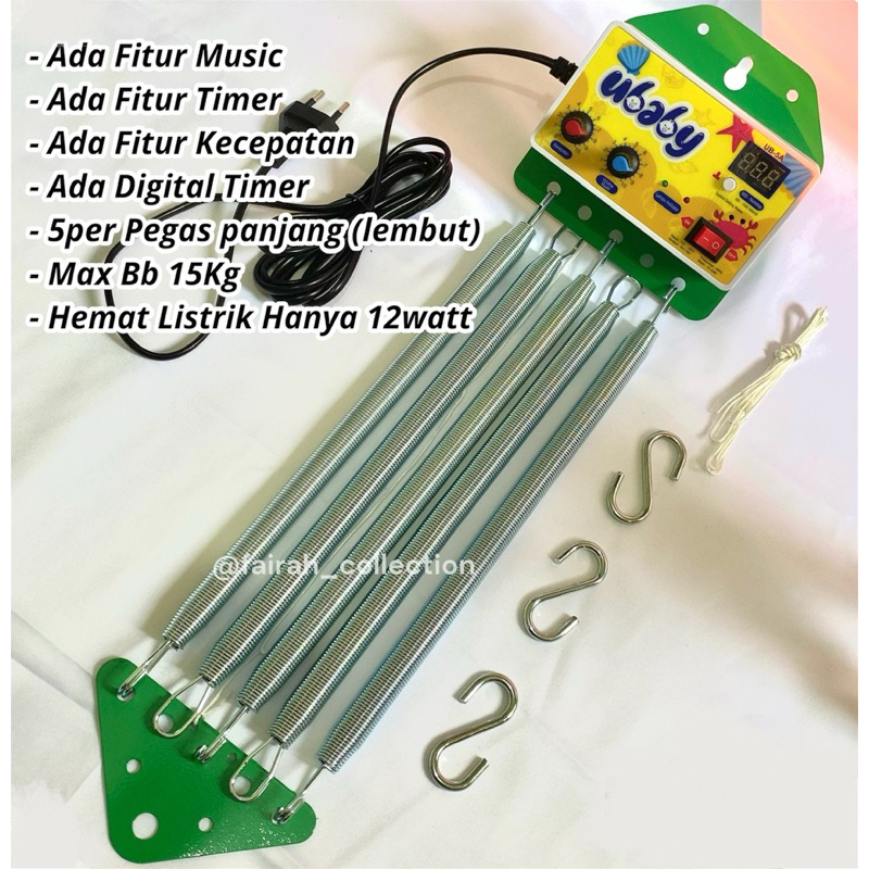 Ayunan Bayi Elektrik Otomatis / Ayunan Bayi Elektrik