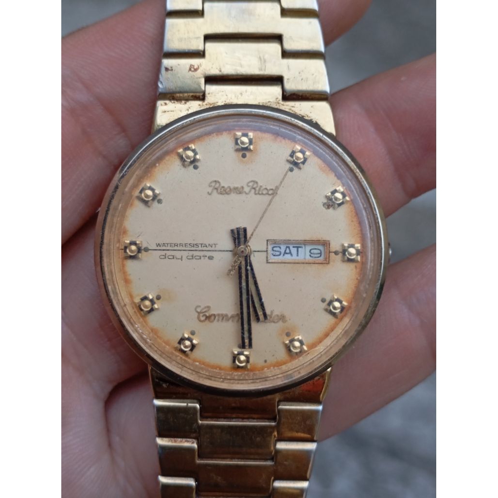 jam tangan reene Ricci commander mido homage second bekas preloved original