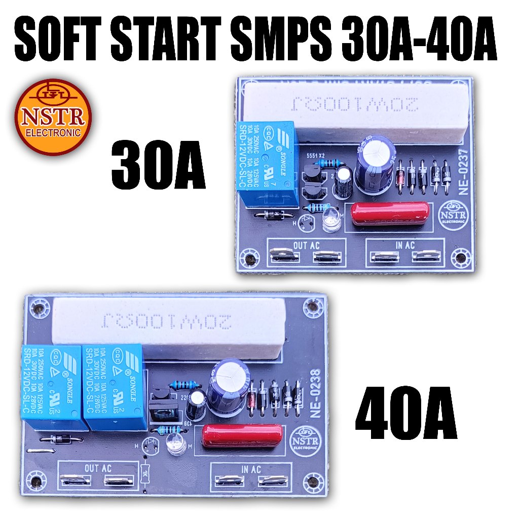 SOFT START SMPS 20A 40A MENGATUR JEDAH ON SMPS