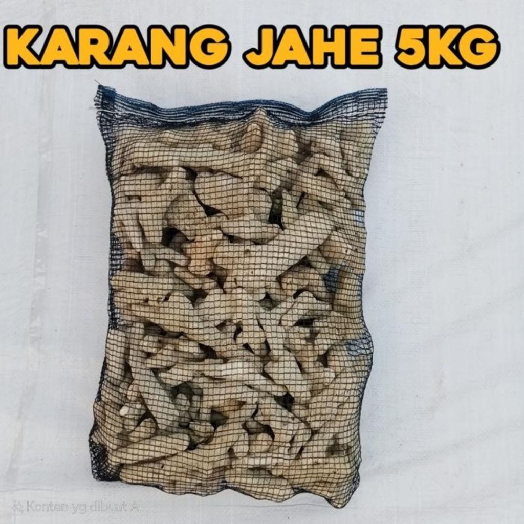Karang jahe 5kg media filter kolam koi filter aquarium ph kolam koi